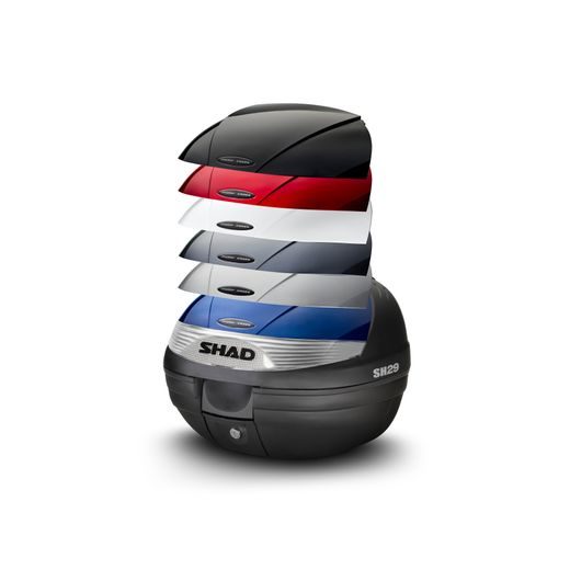 Topcase - s farebným krytom SHAD SH29 biela