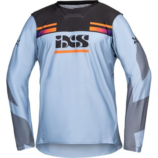 Jersey iXS TRIGGER-MX 1.0 X2-544206 sivo-čierna XS