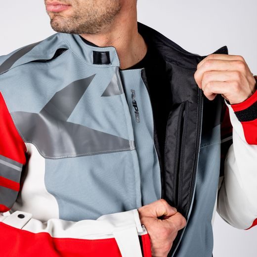 Laminated jacket iXS RAPID-STX 2.2 X2-311426 blue grey-red 3XL