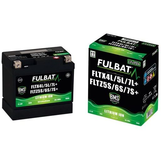 Lítiová motocyklová batérie FULBAT FLTX4L/5L/7L+ FLTZ5S/6S/7S+