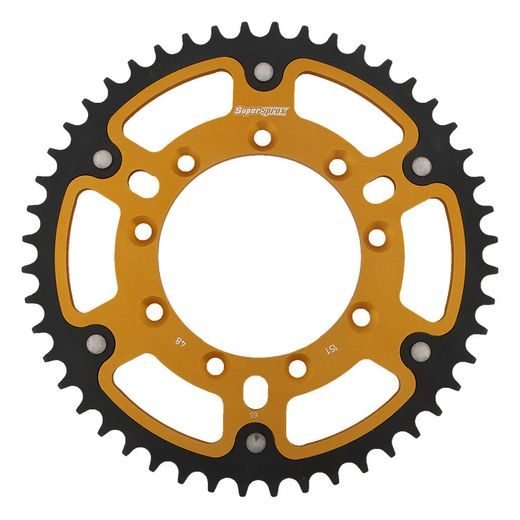 Reťazová rozeta SUPERSPROX STEALTH RST-151:48-GLD zlatá 48T, 520