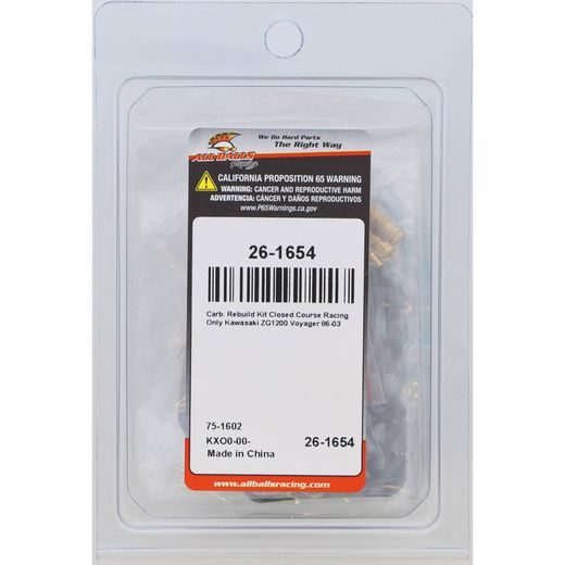 opravná sada karburátora All Balls Racing CARK26-1654