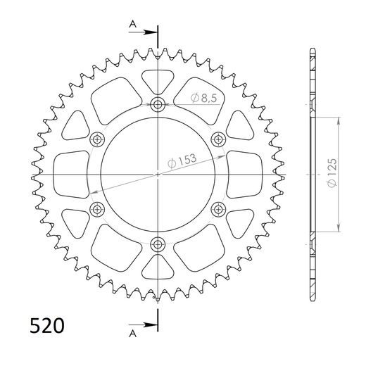Reťazová sada D.I.D Chain - strieborný chain 520 ZVM-X, X-ring (X, NX, QX, XS), CHK front sprocket SUPERSPROX, CHK rear sprocket SUPERSPROX pre HONDA XR 650 R 2000-2007