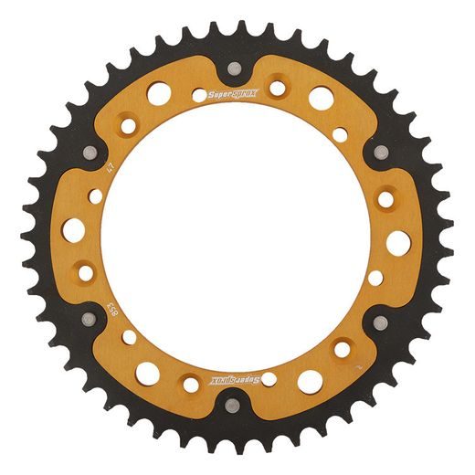 Reťazová rozeta SUPERSPROX STEALTH RST-853:47-GLD zlatá 47T, 520