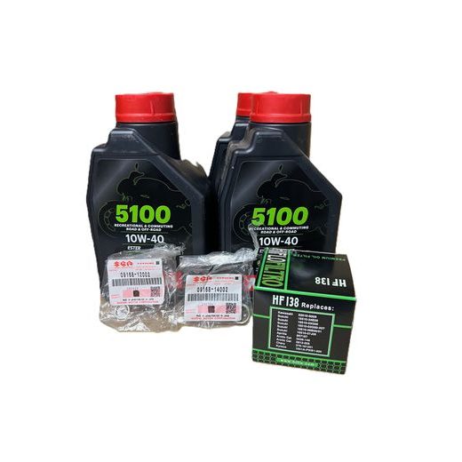 Sada na výmenu oleja Suzuki Motul 5100 4L