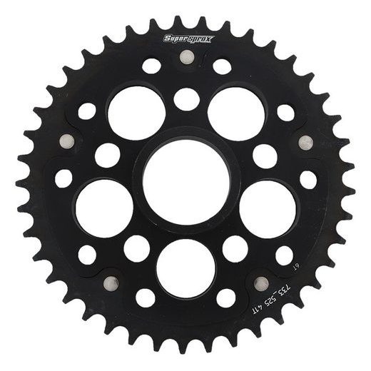Reťazová rozeta SUPERSPROX STEALTH RST-733_525:41-BLK čierna 41T, 525