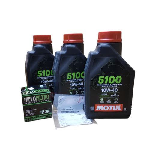 Sada na výmenu oleja Yamaha Motul 5100 3L