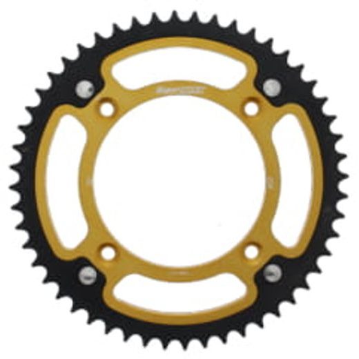 Reťazová rozeta SUPERSPROX STEALTH RST-209:52-GLD zlatá 52T, 420