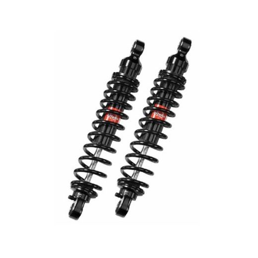 Rear twinshock BITUBO WME0 with adjustable spring preload and rebound black spring