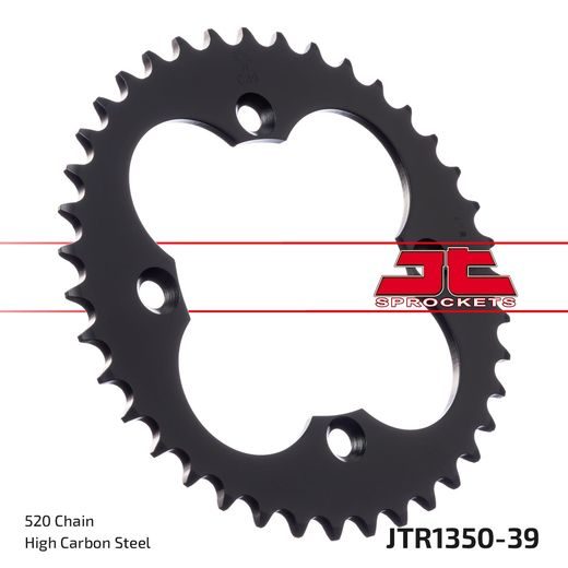 Reťazová sada EK - strieborný chain 520 SRO, O-krúžok, CHK front sprocket JT, CHK rear sprocket JT pre ATV HONDA TRX 250 R Fourtrax 1986-1987