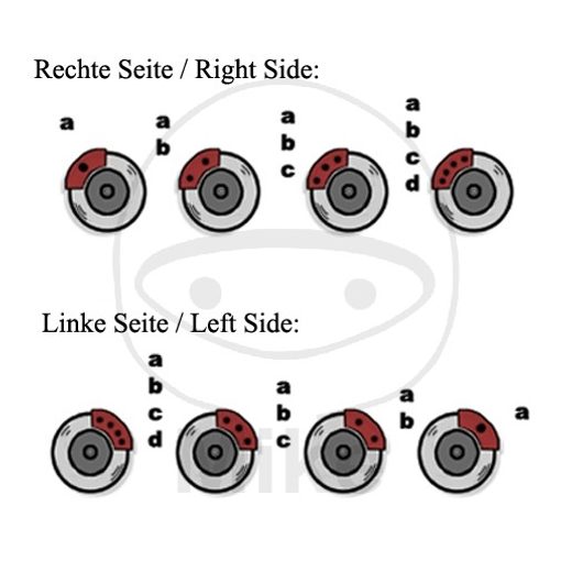 Sada na opravu brzdového strmeňa TOURMAX OST 0053