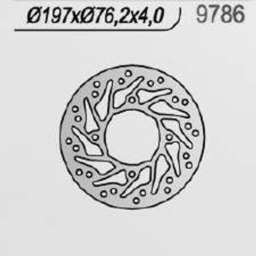 Brzdový kotúč NG 9786