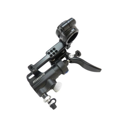 Thumb brake master cylinder ACCOSSATO piston diam. 13.5 mm with short lever and bracket included