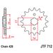 Reťazová sada EK - strieborný chain 428 SRO, O-krúžok, CHK front sprocket JT, CHK rear sprocket JT pre APRILIA RS 125 4T 2021-2023