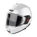 Moto helma Nolan N120-1 Classic N-com Metal White 5