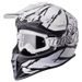 Cross helmet GMS FORTIS ZG14022 matt black-white L