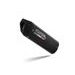 Koncovka výfuku Slip-on GPR FURORE EVO4 NERO E5.SY.8.FNE4 Matte Black including removable db killer and link pipe