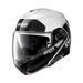 Moto helma Nolan N100-5 Plus Distinctive N-Com Metal White 22
