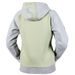 Women's hoodie iXS RAPID 1.0 X2-343605 light green-cool grey DXL