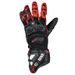 Kožené rukavice iXS ACE 2.0 X4-222207 coal black-power red S