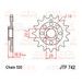 Reťazová sada EK - zlatý chain 520 MVXZ, X-ring (X, NX, QX, XS), CHK front sprocket JT CHK rubber cushioned, CHK rear sprocket JT pre DUCATI Monster 821 2014-2020