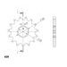 Reťazové koliečko SUPERSPROX CST-251:14 14T, 420