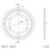Reťazová sada D.I.D Chain - strieborný reťaz 530 ZVM-X, X-krúžok, koliesko JT pogumované, rozeta SUPERSPROX pre YAMAHA FZR 600 1989-1991