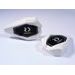 Crash sliders RDMOTO KTM13N white polyamide with black caps