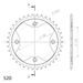 Reťazová sada D.I.D Chain - zlatý reťaz 520 ZVM-X, X-krúžok, koliesko JT, rozeta SUPERSPROX pre ATV HONDA TRX 400 EX 1999-2004