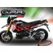 Dvojitá koncovka výfuku Slip - on GPR NEW GRAND PRIX EVO TITANIUM A.67.RACE.GPAN.TO Brushed Titanium pre APRILIA Dorsoduro 900 2017-2020