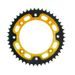 Reťazová sada EK - strieborný chain 428 SHDR, Non-sealed, CHK front sprocket SUPERSPROX, CHK rear sprocket SUPERSPROX STEALTH pre HUSQVARNA TC 85 2015-2017