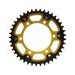 Reťazová sada D.I.D Chain - zlatý reťaz 520 ZVM-X, X-krúžok, koliesko JT pogumované, rozeta SUPERSPROX STEALTH pre TRIUMPH Street Twin 900 2016-2022