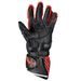 Kožené rukavice iXS ACE 2.0 X4-222207 coal black-power red XS