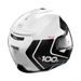 Moto helma Nolan N100-5 Plus Distinctive N-Com Metal White 22