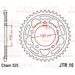 Reťazová sada EK - strieborný reťaz 525 SRX, X-krúžok, koliesko JT pogumované, rozeta JT pre BMW M 1000 R 2023-2024