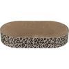 TRIXIE Kartonové škrabací lůžko LEO s catnipem 63x10x35 cm hnědá/leopardí