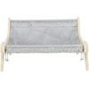 Trixie Hammock lehátko pro kočky do 12 kg 47x24x38cm dřevo/plyš šedá