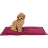 Trixie Vánoční podložka k ležení NATALYA 90 x 60 cm bordó