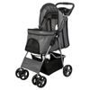 Trixie Kočárek pro psy BUGGY rychlosklápěcí 47x100x80cm nosnost do 15 kg šedá