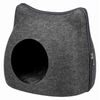 Trixie Plstěná jeskyně KOČKA 38x35x37cm tmavě šedá