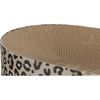 TRIXIE Kartonové škrabací lůžko LEO s catnipem 63x10x35 cm hnědá/leopardí