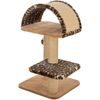TRIXIE Škrabadlo LEO, 2 podesty, oblouk, míček, 85 cm, hnědá