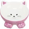 Trixie Keramická miska ergonomická 0,15l/ø14cm vyvýšená tvar kočka