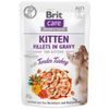 Brit Care Cat Kitten Fillets in Gravy with Tender Turkey Pouch 85g