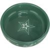 TRIXIE Xmas Bowl vánoční keramická miska 0.4 l/ø 15 cm tmavá zelená