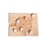 My Intelligent Pets Dřevěný hlavolam Playground - Modul 3C (pouze deska bez kloboučků a válečků)