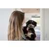 DogSpace Lassie tlaková branka pro pejsky 73-80 cm bílá