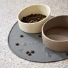 Dog Feeding Mat Loua light grey