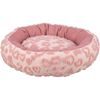 Trixie Pelech HEARTS se srdíčky kulatý s okrajem 50 cm růžová - LIMITOVANÁ NABÍDKA