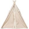 Trixie Teepee BOHO s polštářem 55x65x55cm bavlna béžová